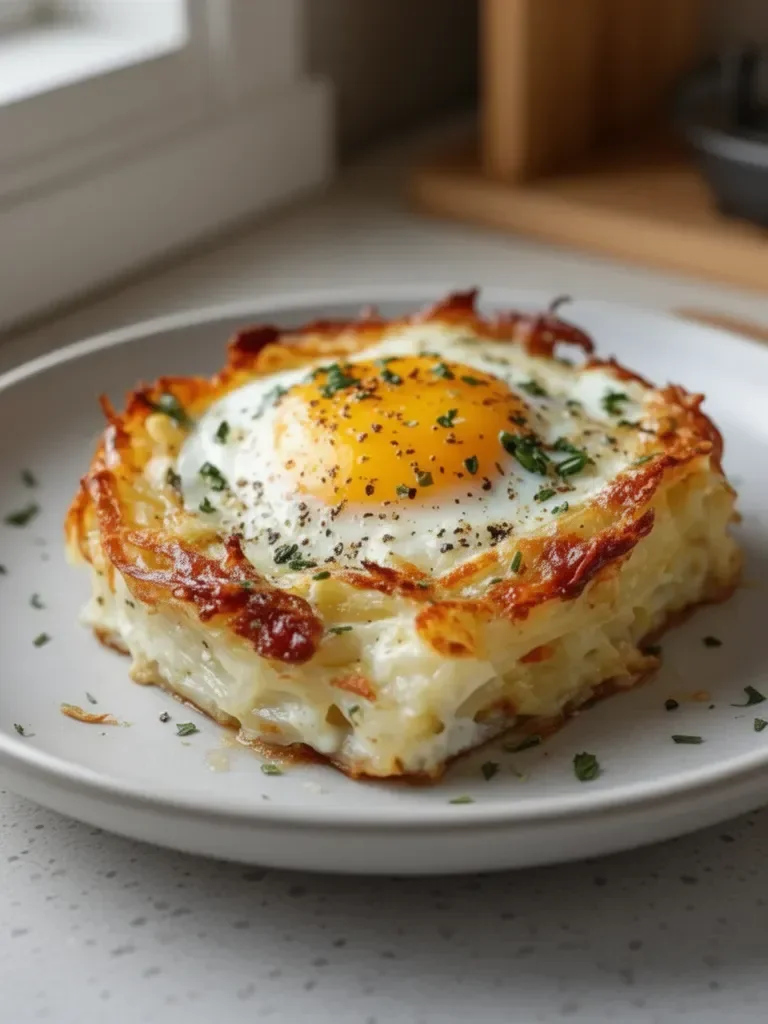 Baked Eggs Napoleon
