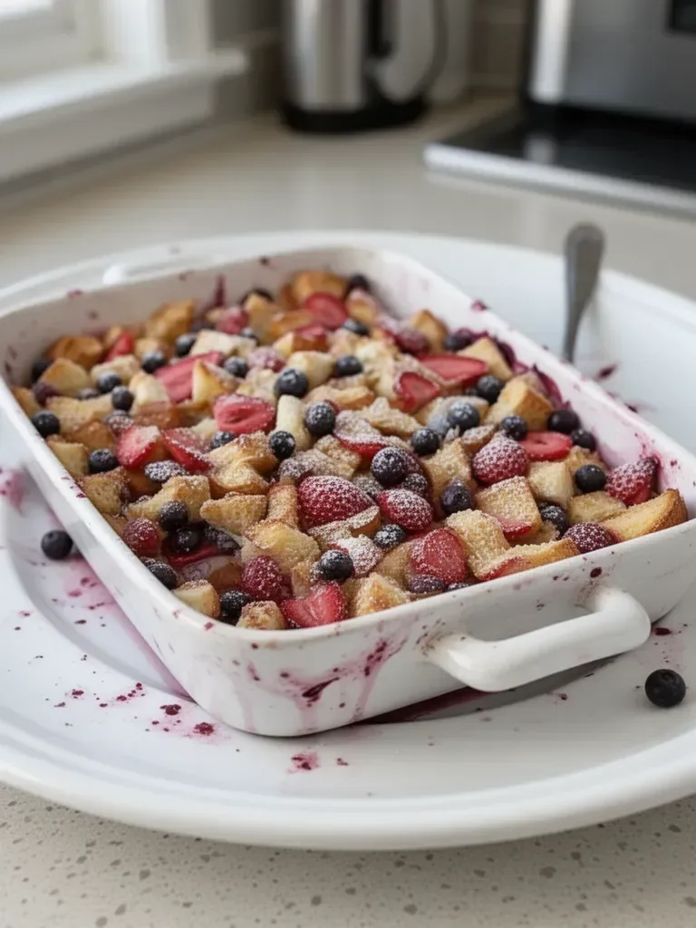 Berry French Toast Casserole Bake