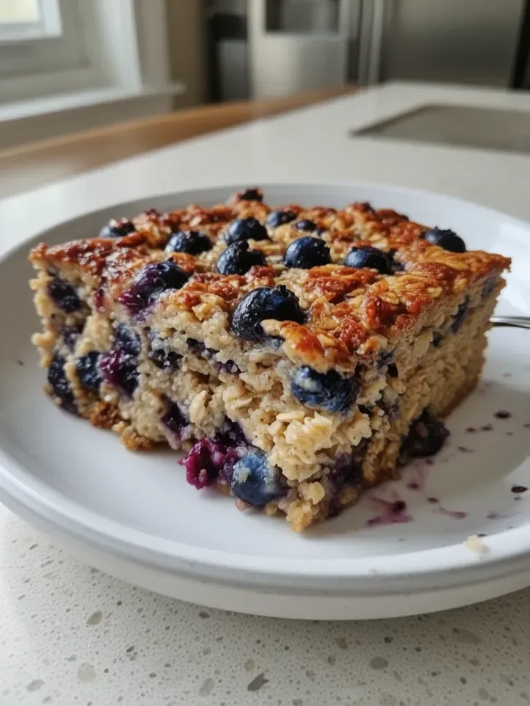 Blueberry Baked Oatmeal