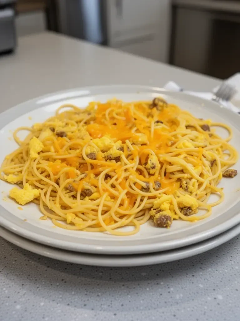 Breakfast Spaghetti