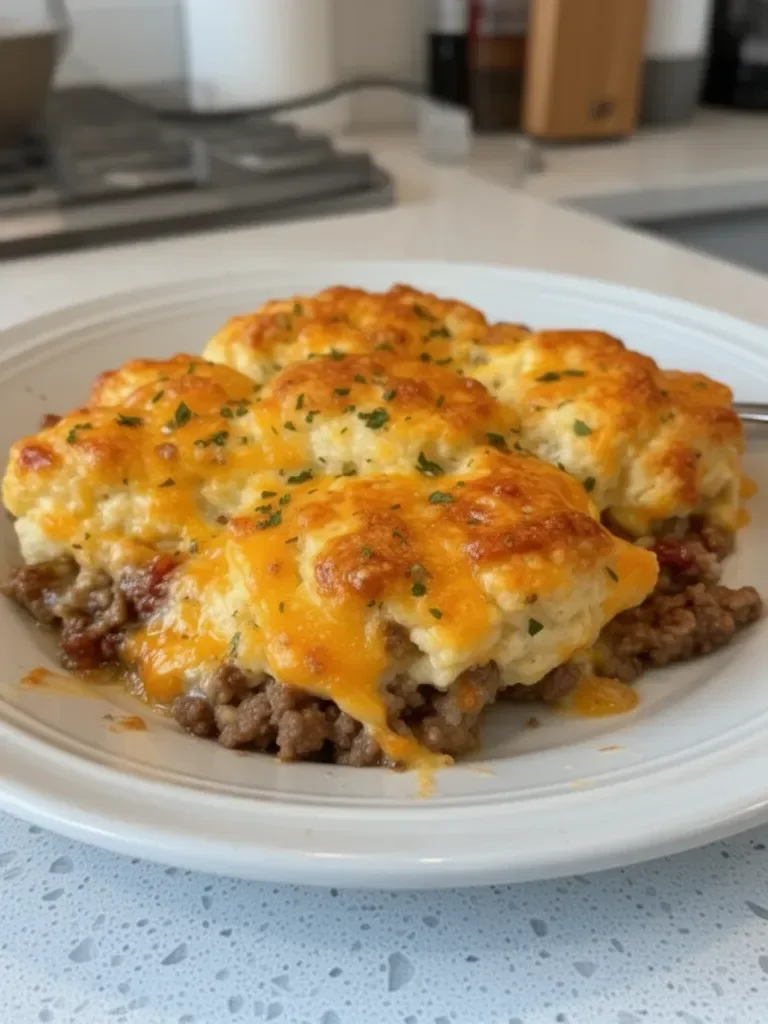 Cheddar Bay Hamburger Casserole 30min Easy Cheesy Wins Big.