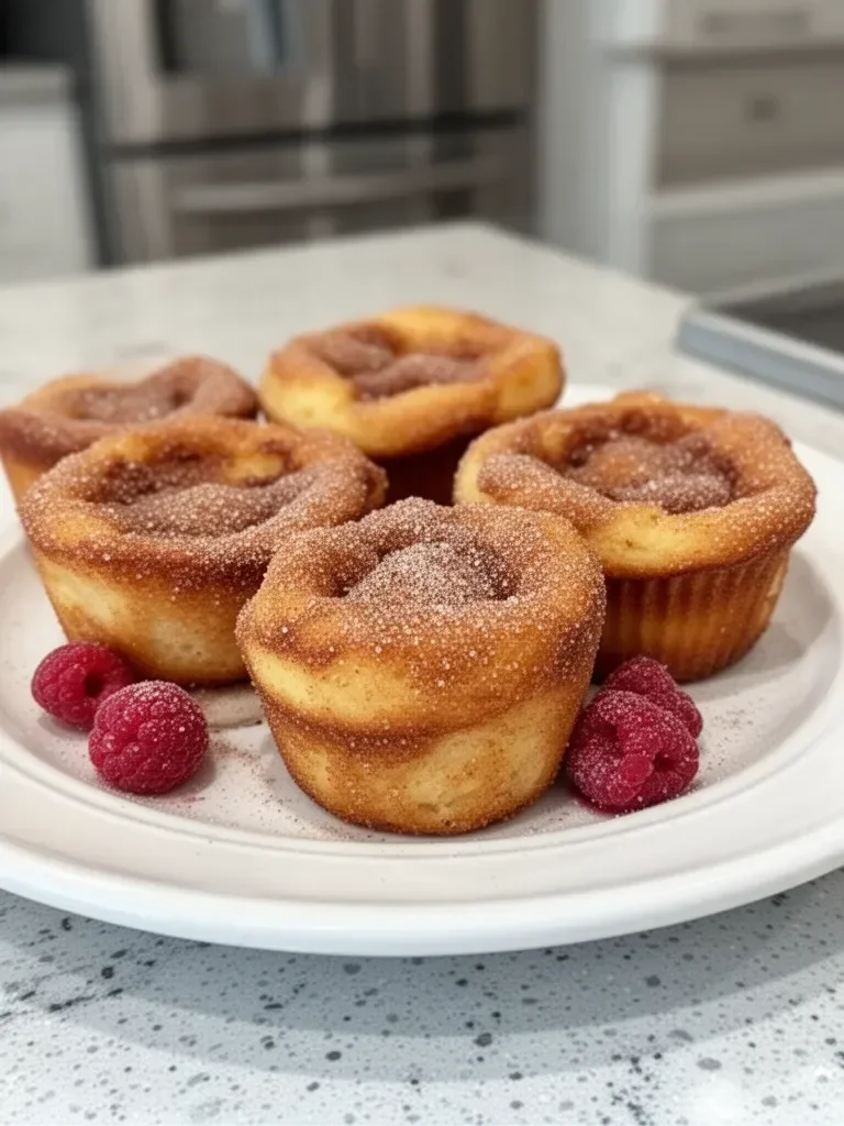 Cinnamon Sugar French Toast Muffins