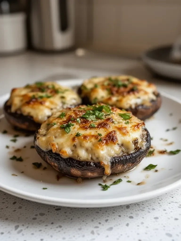 Delicious Stuffed Portobello Mushrooms