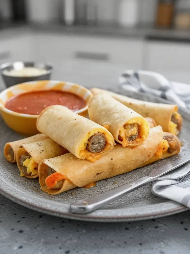 Easy Breakfast Taquitos