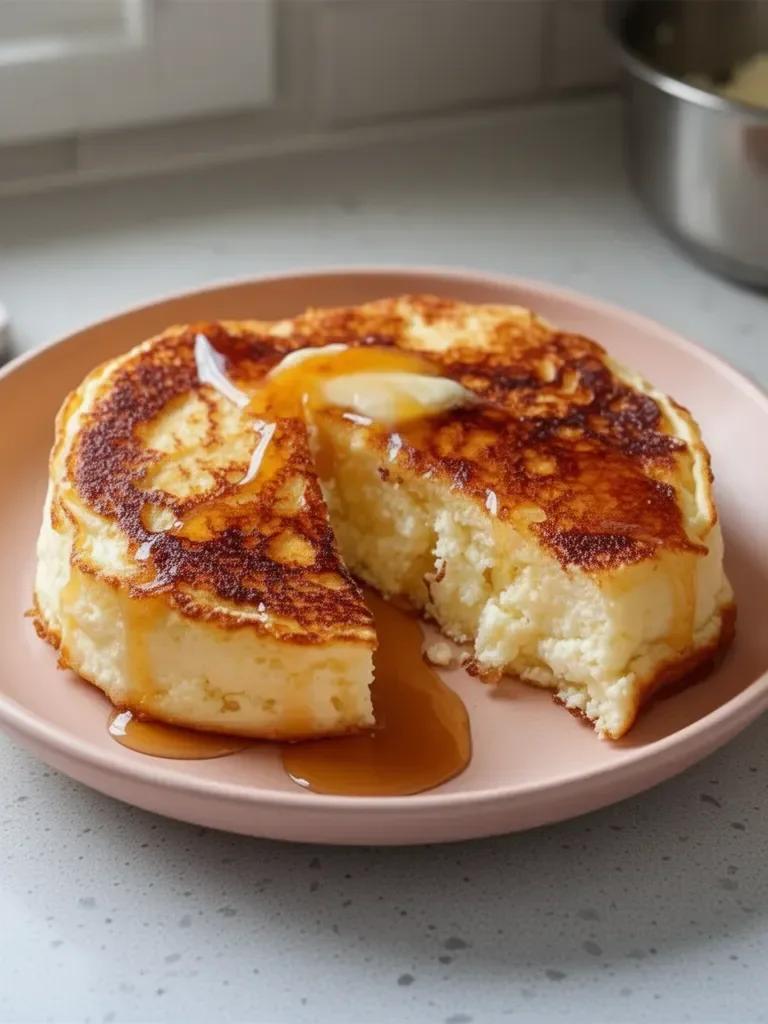 Easy Cottage Cheese Pancake for One