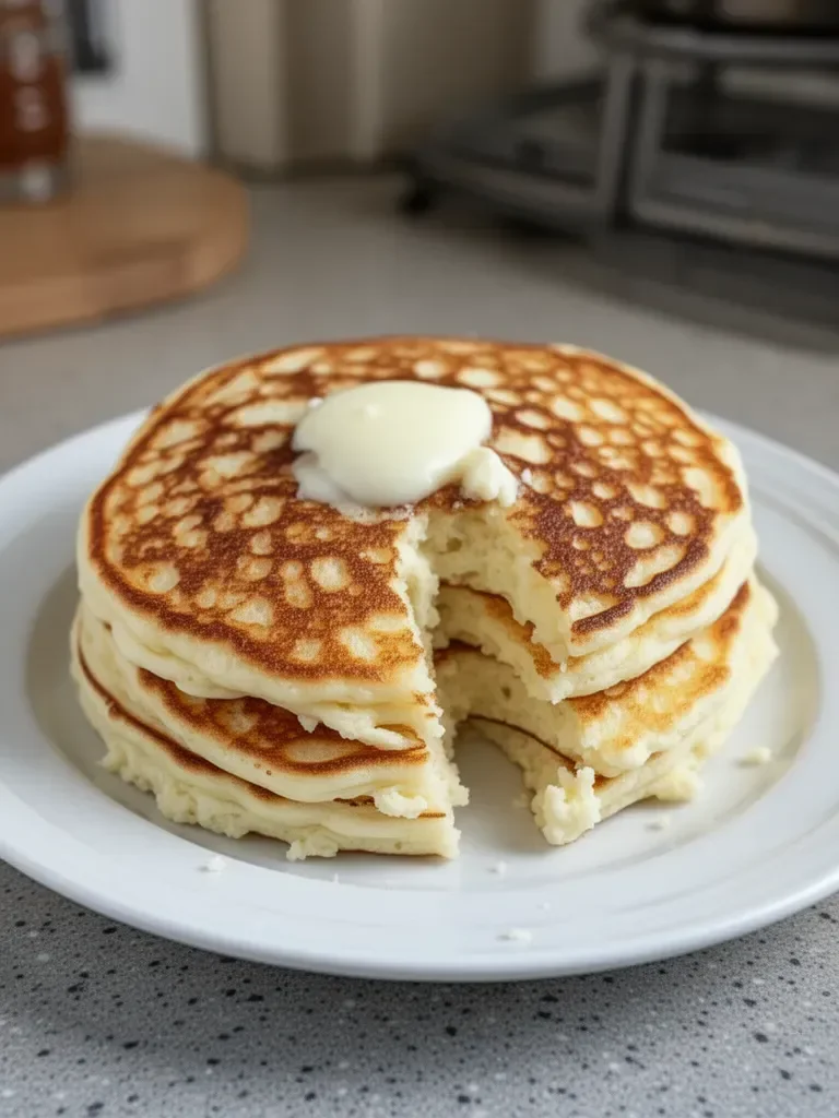 Flourless Cottage Cheese Pancakes
