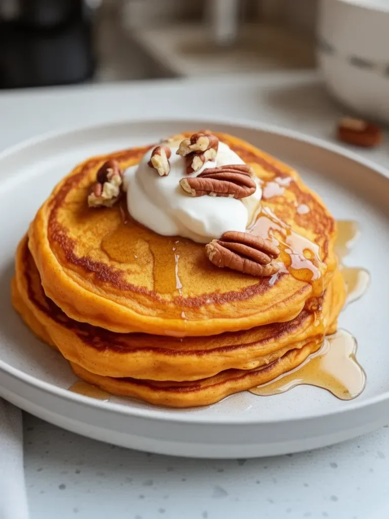 Fluffy Sweet Potato Pancakes