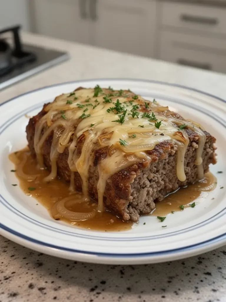 French Onion Meatloaf