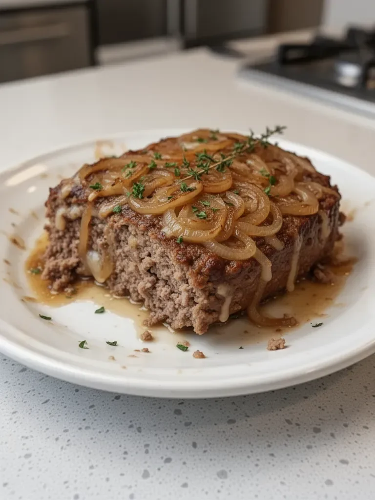 French Onion Meatloaf