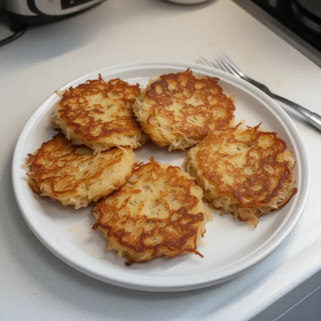 Fuczki Polish sauerkraut pancakes served with toppings