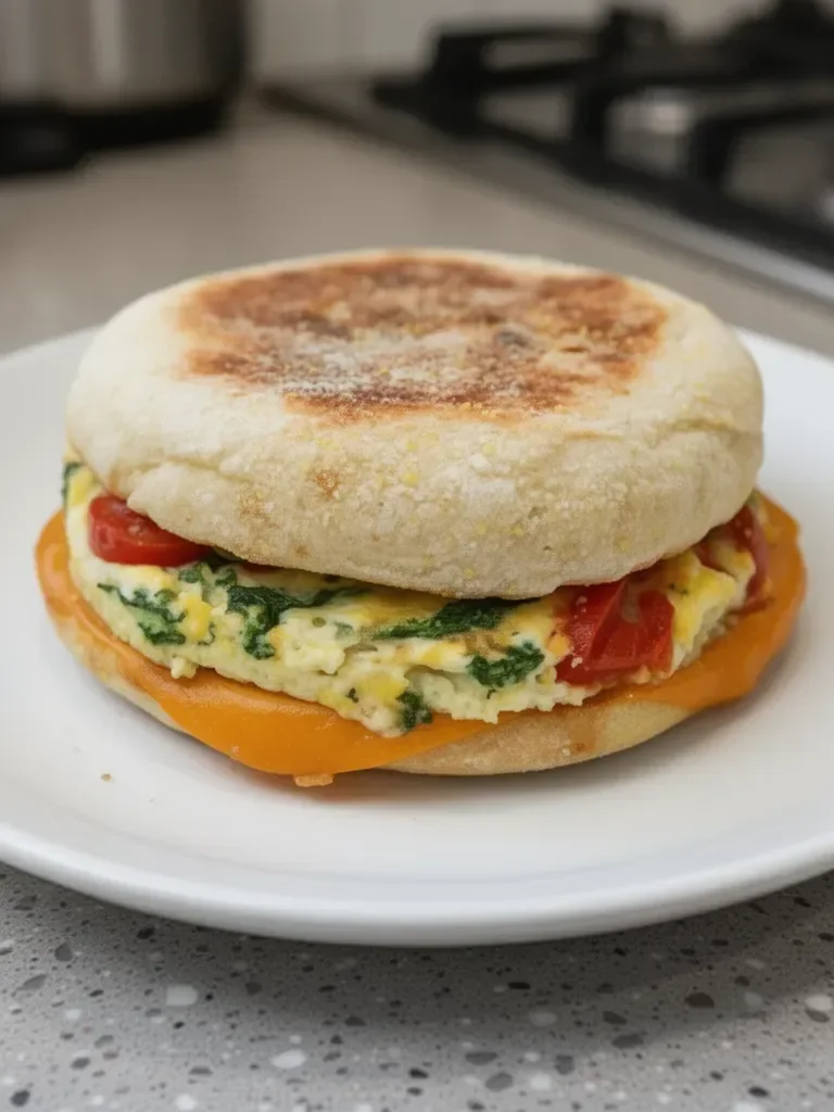 Healthy Breakfast Sandwich (A make-ahead recipe)