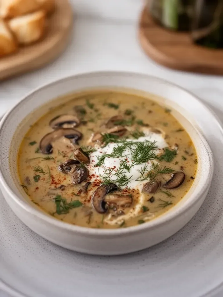 Hungarian Mushroom Soup: A Delicious & Authentic Recipe