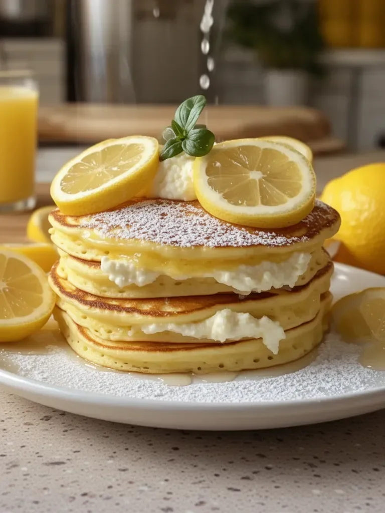 Lemon Ricotta Pancakes: Light, Fluffy, and Perfect