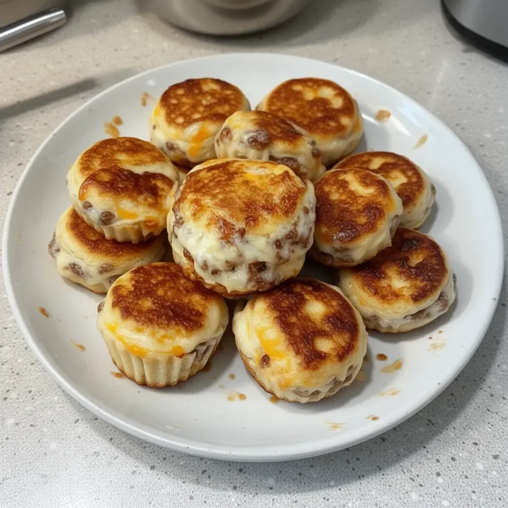 Delicious Mini McGriddle Bites perfect for a quick breakfast.
