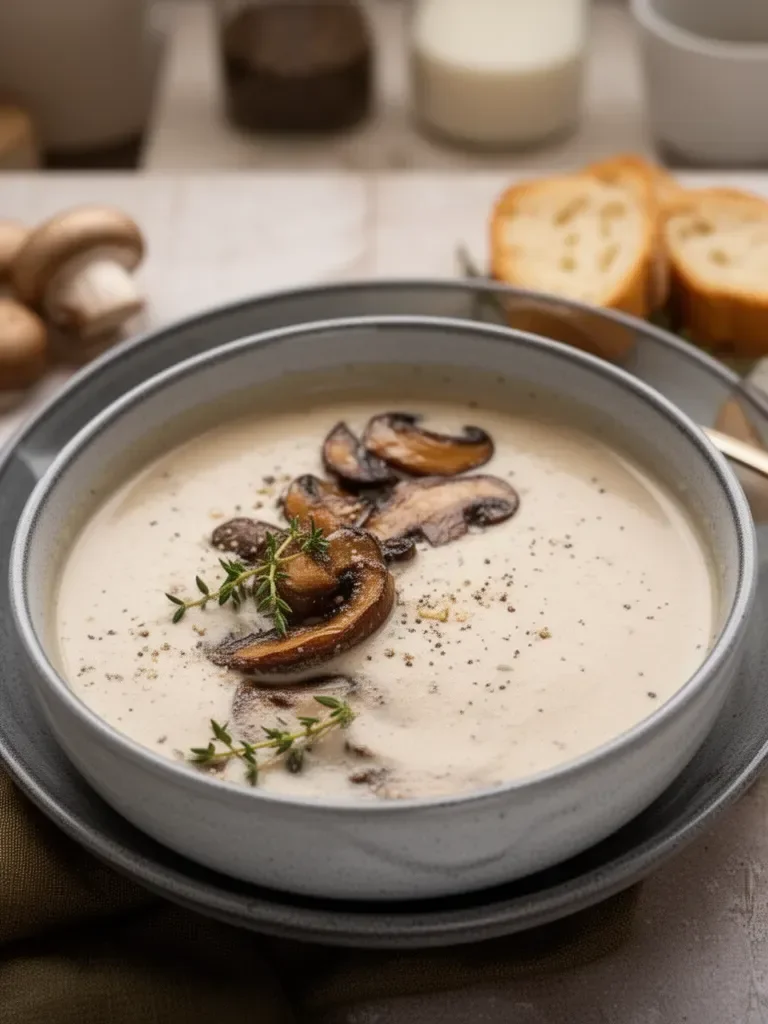 Mushroom Bisque Recipe – Creamy, Cozy and Remarkable