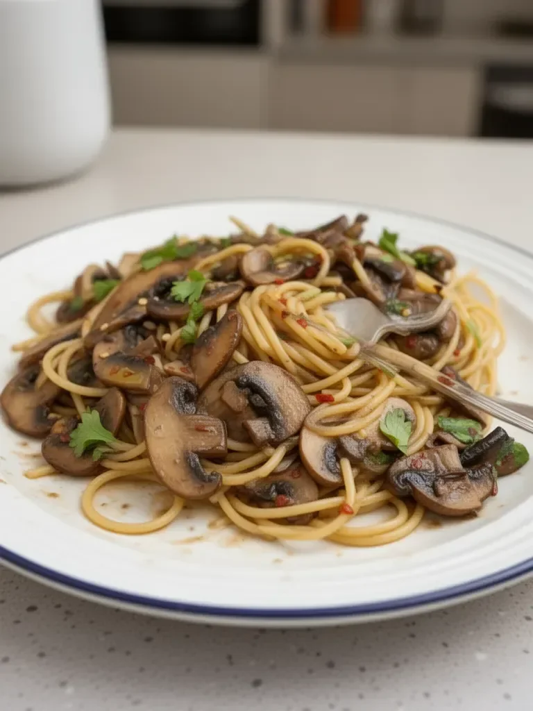 Mushroom Spaghetti