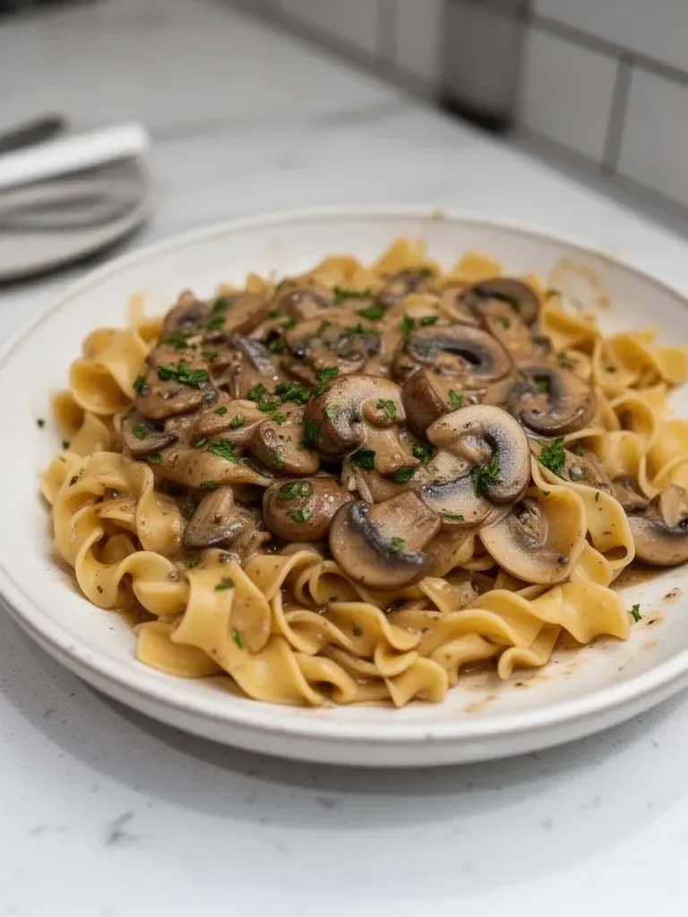 Mushroom Stroganoff