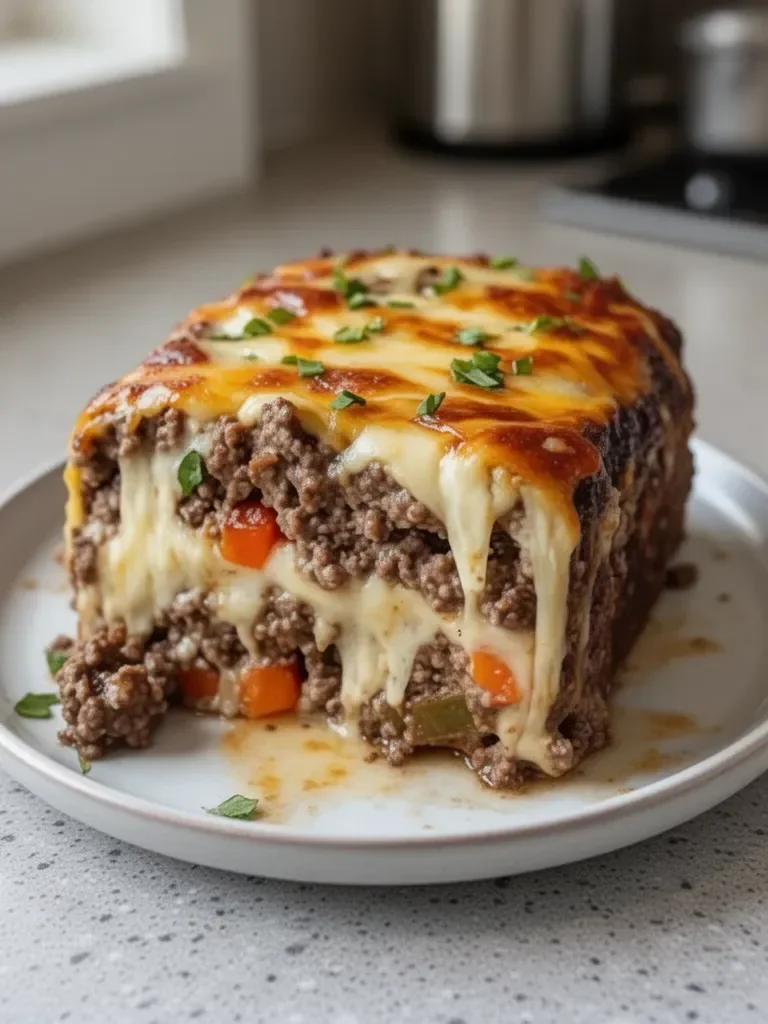 Philly Cheesesteak Meatloaf: A Cheesy, Beefy Twist on a Comfort Food Classic