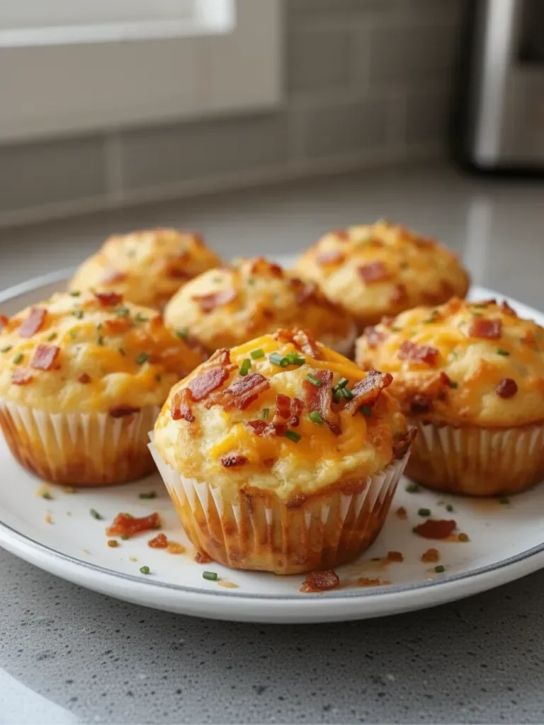 Savory Bacon Cheddar Cheese Muffins
