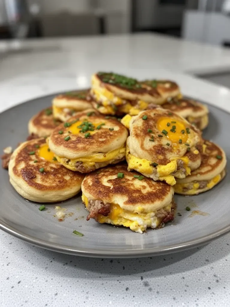 Savory Breakfast McGriddle Bites