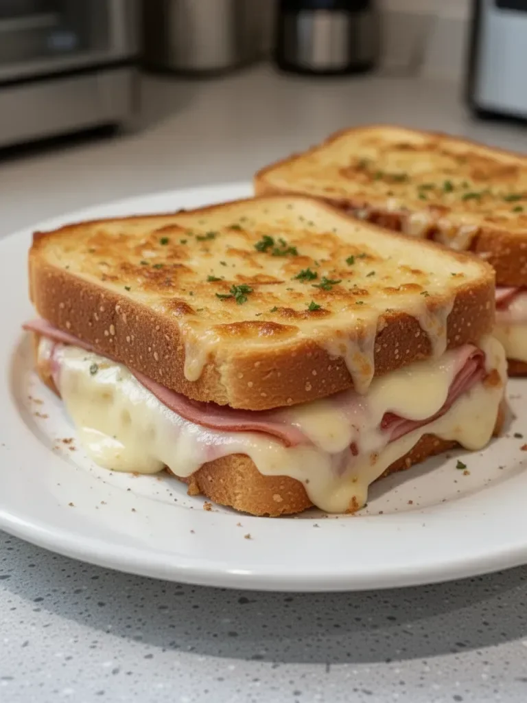 Savory Croque Monsieur Recipe Easy Homemade French Ham & Cheese Sandwich