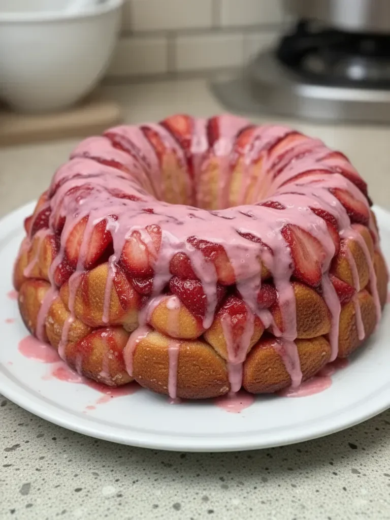 Strawberry Monkey Bread Recipe