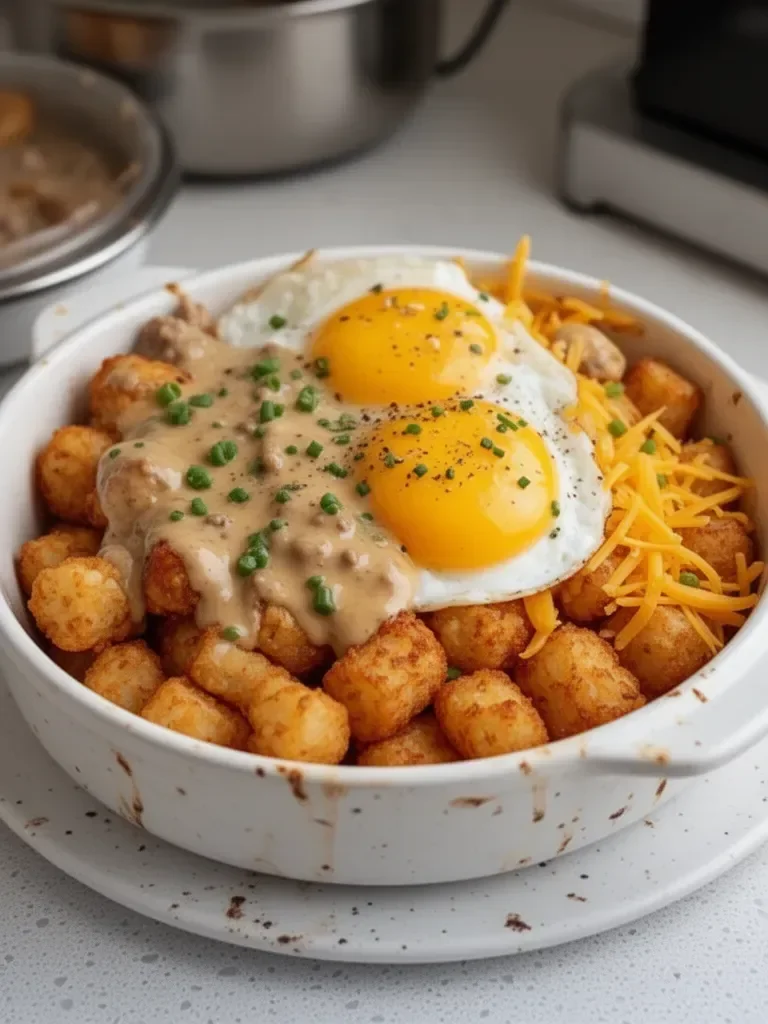 Tater Tot Breakfast Bowl Recipe