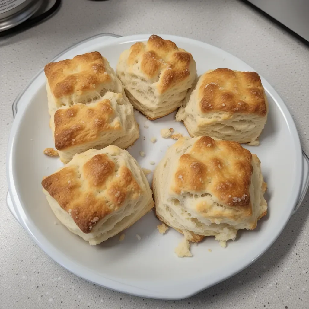 Delicious Butter Swim Buttermilk Biscuits freshly baked and golden brown