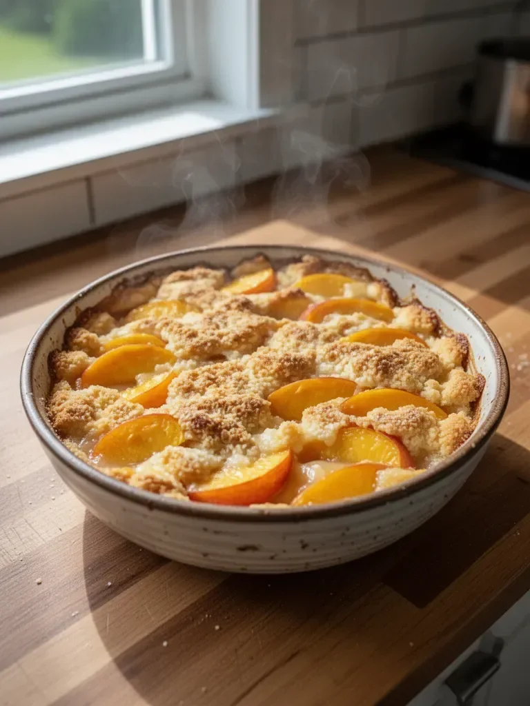 Easy Peach Cobbler