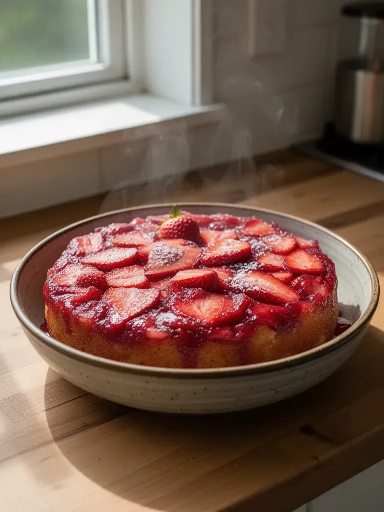 Strawberry Upside Down Cake